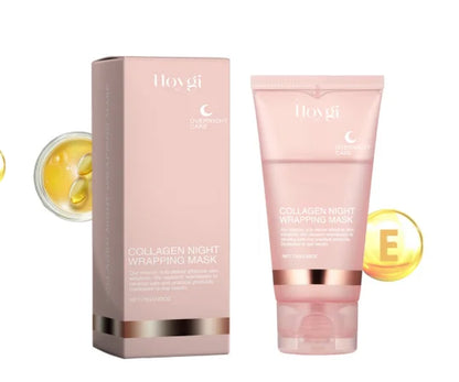 Collagen Tear-Off Mask Collagen Overnight Wrapping Mask Hydrating Moisturizing Hydrolyzed Collagen Mask Korean Skin Care